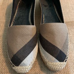 Authentic Burberry espadrille size 39.